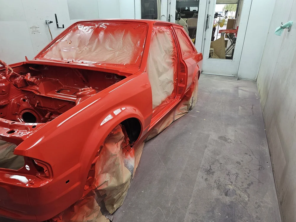 Classic Ford Escort — full restoration respray
