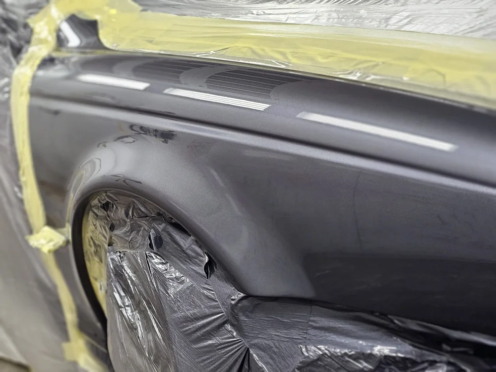 Graphite rear quarter — refinished