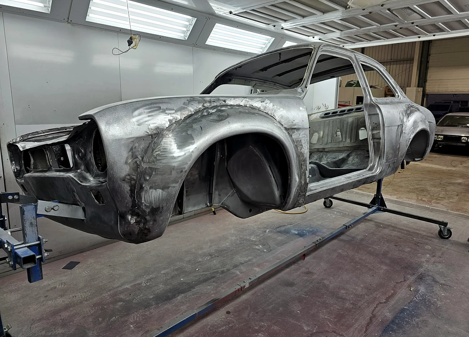 Bare metal — Mk1 Escort — bare metal to colour